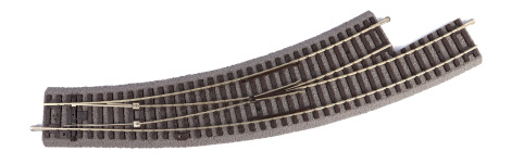 PIKO 55427 - H0 - Bogenweiche mit Bettung links BWL-R3